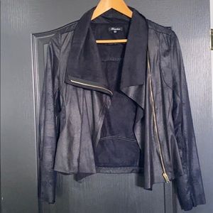 Faux leather/suede jacket